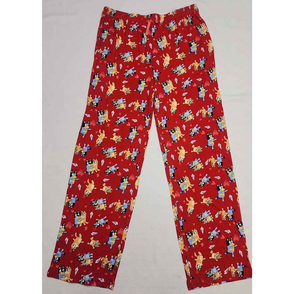 Disney Bluey and pretzel pajamas men's Large